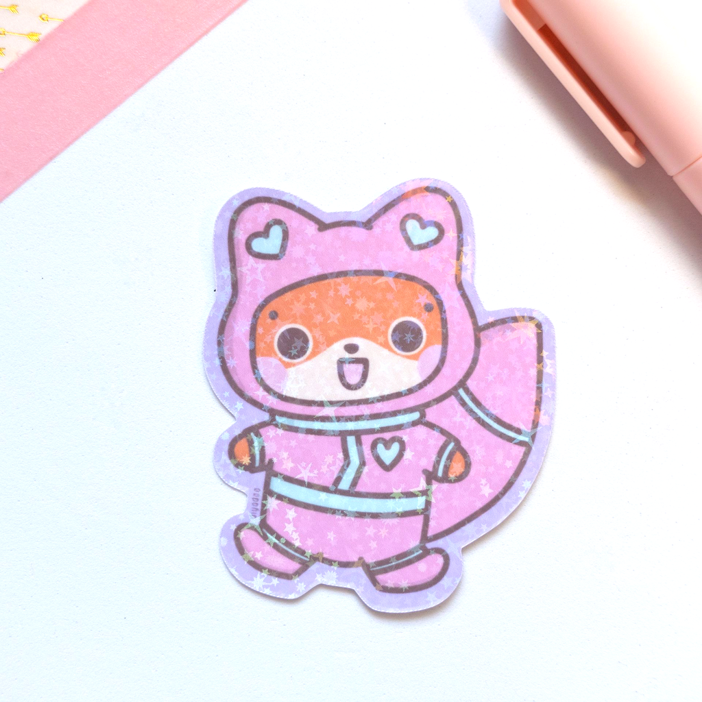 Cosmic Love - Kitsune Sticker