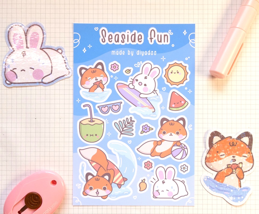 Seaside Fun - Sticker Pack