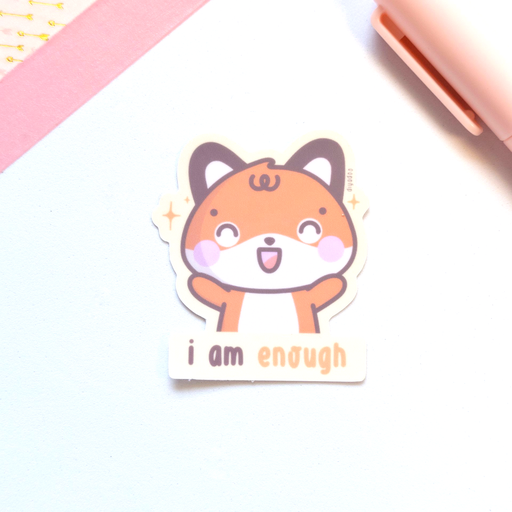 I Am Enough - Kitsune Sticker