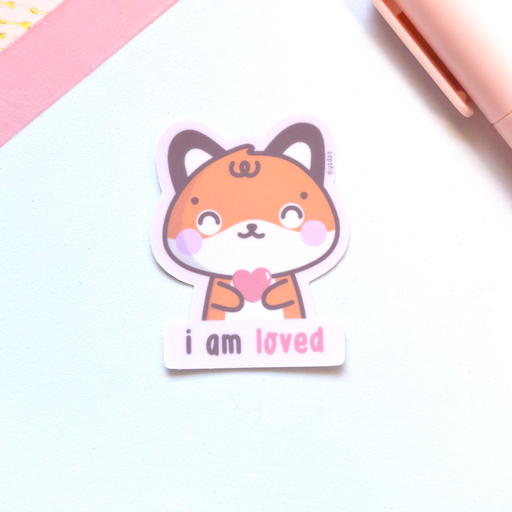 I Am Loved - Kitsune Sticker
