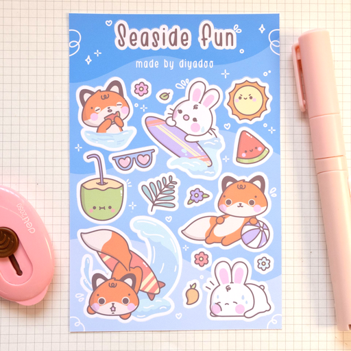 Seaside Fun Sticker Sheet