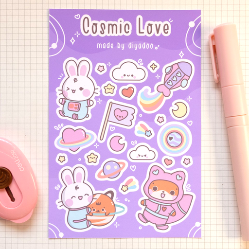 Cosmic Love Sticker Sheet