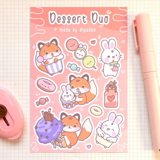 Dessert Duo Sticker Sheet
