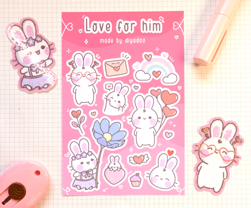 Love For Him - Sticker Pack